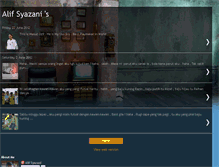 Tablet Screenshot of alifsyazani.blogspot.com