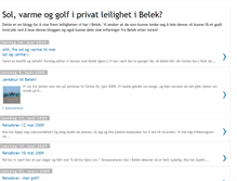 Tablet Screenshot of belek-leilighet.blogspot.com