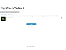 Tablet Screenshot of modwarfare.blogspot.com