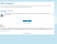 Tablet Screenshot of mbt-trainers-review.blogspot.com