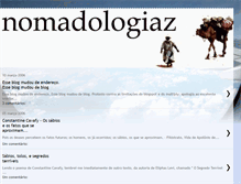 Tablet Screenshot of nomadologiaz.blogspot.com