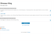 Tablet Screenshot of dinasaur-king.blogspot.com