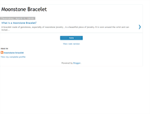 Tablet Screenshot of moonstonebracelet.blogspot.com