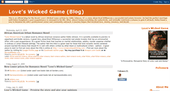 Desktop Screenshot of loves-wicked-game.blogspot.com