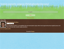 Tablet Screenshot of christopherdavidsonmd.blogspot.com