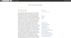 Desktop Screenshot of bedictionanarywebsite.blogspot.com