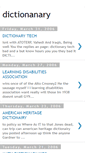 Mobile Screenshot of bedictionanarywebsite.blogspot.com
