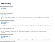 Tablet Screenshot of bedictionanarywebsite.blogspot.com