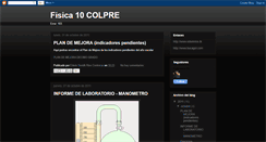 Desktop Screenshot of fisica10colpre.blogspot.com