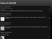 Tablet Screenshot of fisica10colpre.blogspot.com