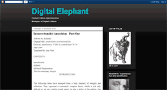 Desktop Screenshot of digitalelephant.blogspot.com