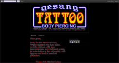 Desktop Screenshot of gesangtattoo.blogspot.com