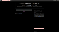 Desktop Screenshot of mounthermonconferencecenter.blogspot.com