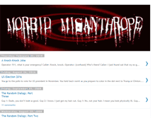 Tablet Screenshot of morbidmisanthrope.blogspot.com