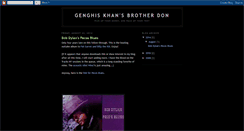 Desktop Screenshot of genghisdon.blogspot.com