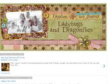 Tablet Screenshot of ladybugsanddragonflies.blogspot.com