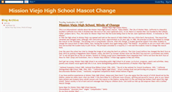 Desktop Screenshot of missionviejohighschoolmascot.blogspot.com