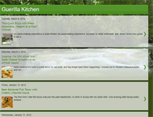 Tablet Screenshot of genevievesguerillakitchen.blogspot.com