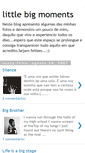 Mobile Screenshot of littlebigmoments.blogspot.com