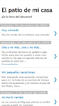 Mobile Screenshot of elpatiodemicasa1.blogspot.com