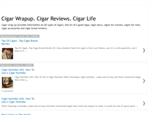 Tablet Screenshot of cigarwrapup.blogspot.com