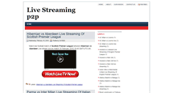 Desktop Screenshot of live-streaming-p2p.blogspot.com
