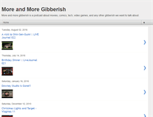 Tablet Screenshot of moreandmoregibberish.blogspot.com