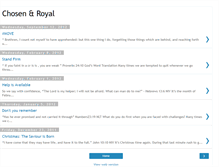 Tablet Screenshot of chosen-royal.blogspot.com