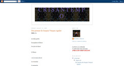 Desktop Screenshot of crisantempo.blogspot.com