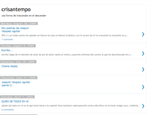 Tablet Screenshot of crisantempo.blogspot.com