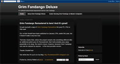 Desktop Screenshot of grimfandangodeluxe.blogspot.com