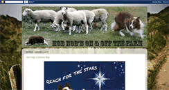 Desktop Screenshot of hobnobbordercollies.blogspot.com