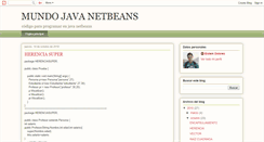 Desktop Screenshot of javaprogramacionnetbeans.blogspot.com