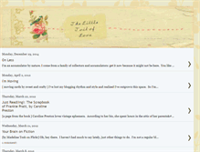 Tablet Screenshot of little-toil-of-love.blogspot.com