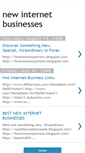 Mobile Screenshot of newinternetbusinesses.blogspot.com
