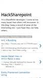 Mobile Screenshot of hacksharepoint.blogspot.com