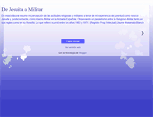 Tablet Screenshot of dejesuitaamilitar.blogspot.com