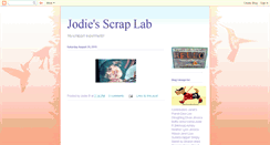 Desktop Screenshot of jodiesscraplab.blogspot.com