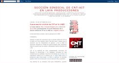 Desktop Screenshot of cnt-layaproducciones.blogspot.com
