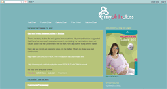 Desktop Screenshot of mybirthclass.blogspot.com