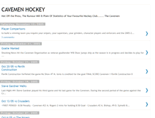 Tablet Screenshot of cavemenhockey.blogspot.com