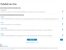 Tablet Screenshot of futebolpravoce.blogspot.com