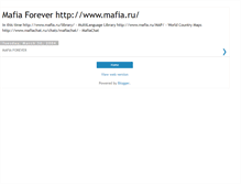 Tablet Screenshot of mafiaforever.blogspot.com