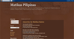 Desktop Screenshot of matikaspilipinas.blogspot.com
