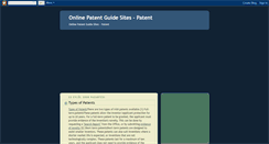 Desktop Screenshot of newonlinepatent.blogspot.com