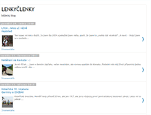 Tablet Screenshot of lenkaclenka.blogspot.com