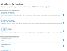 Tablet Screenshot of mividaenlafrontera.blogspot.com