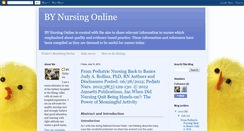 Desktop Screenshot of bynursingonline.blogspot.com