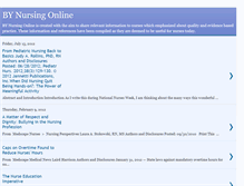 Tablet Screenshot of bynursingonline.blogspot.com