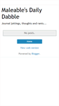 Mobile Screenshot of maleable.blogspot.com
